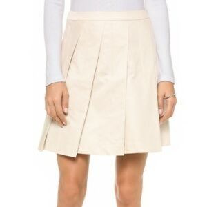 Theory Cream Mini Skirt